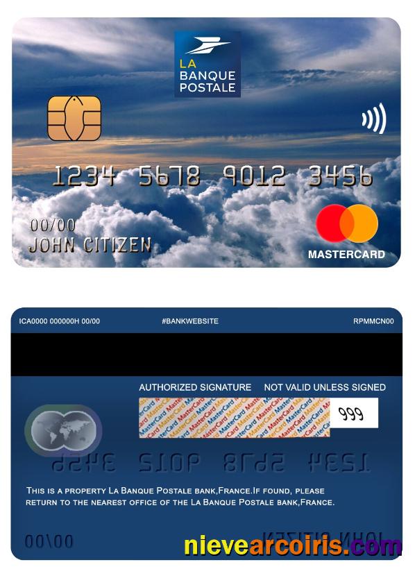 France la Banque Postale bank mastercard